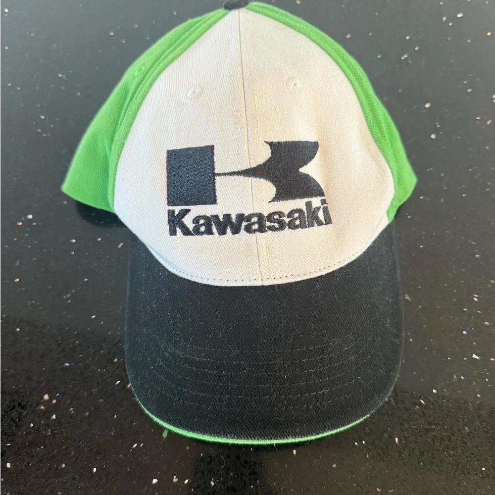 Kawasaki Green and Black Cap